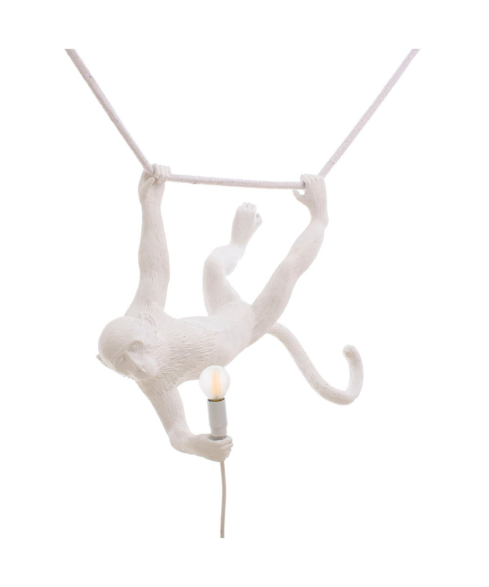 Image of Monkey Pendelleuchte Swing Weiß - Seletti bei Lampenmeister.ch